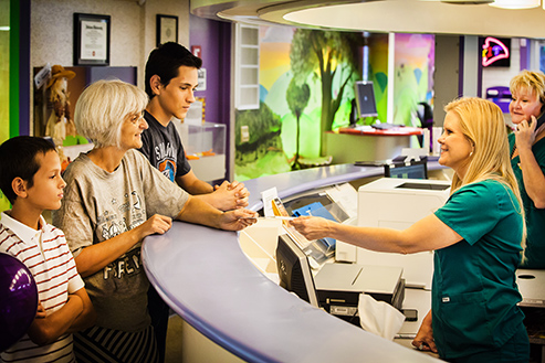 Reception Desk - Pediatric Dentist - Oklahoma City, OK